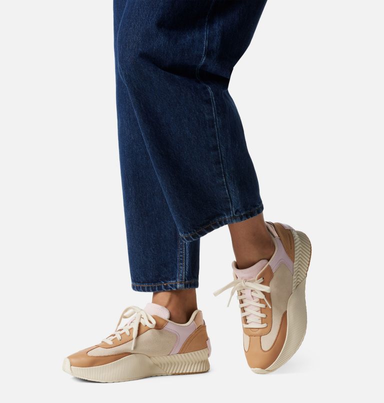 Thumbnail: Sneakers impermeabili ONA BLVD Classic da donna, Color: Honest Beige, Whitened Pink, image 8