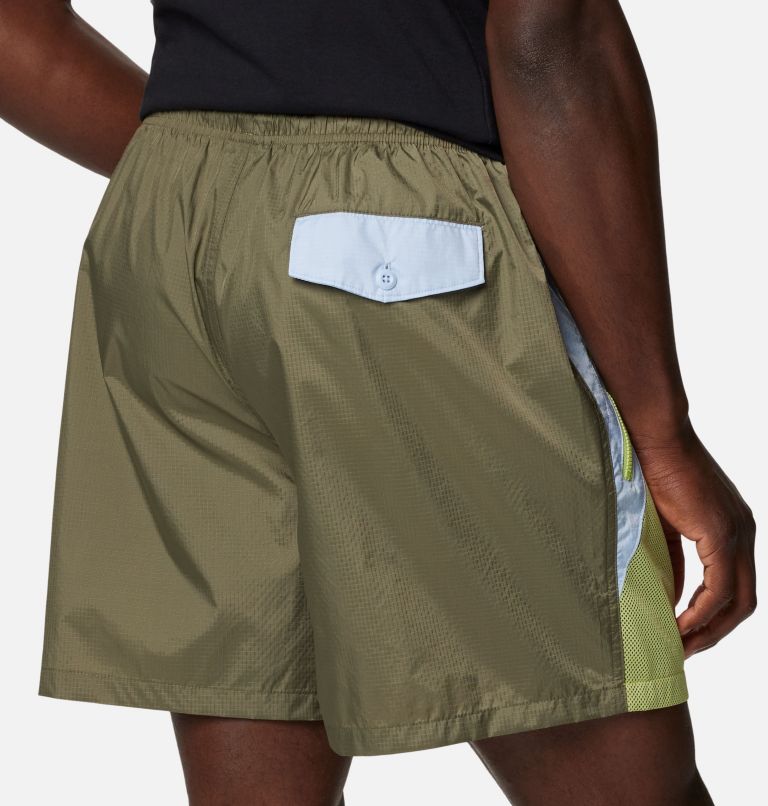 Men's Riptide II Shorts, Color: Stone Green, Whisper, Napa Green, image 5