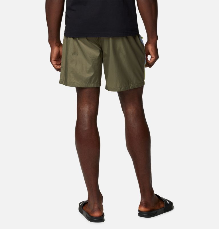 Men's Riptide II Shorts, Color: Stone Green, Whisper, Napa Green, image 2