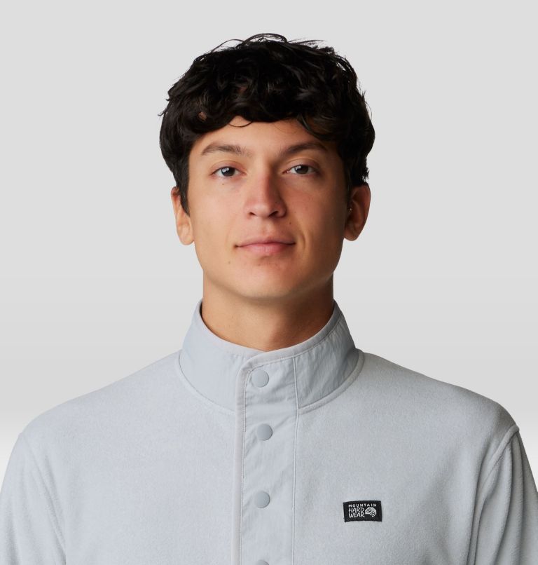 Men's Microchill Snap Pullover, Color: Glacial Heather, image 4