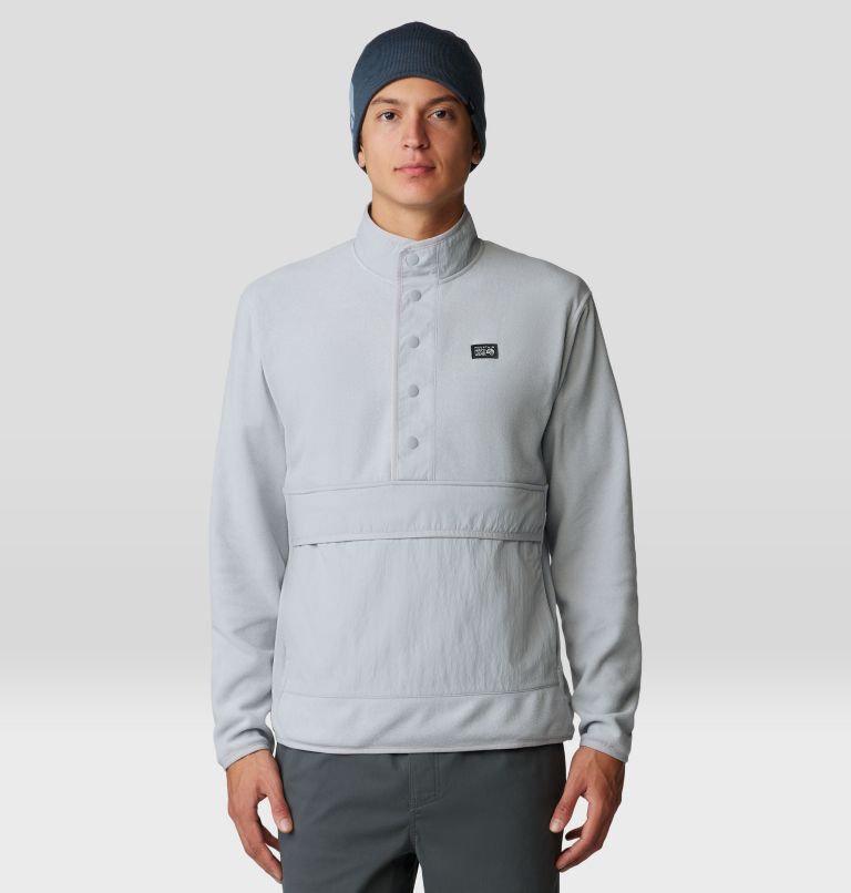 Men's Microchill Snap Pullover, Color: Glacial Heather, image 7