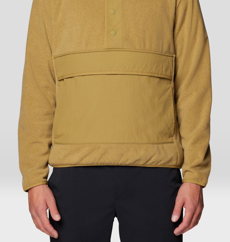 Men's Microchill Snap Pullover, Color: Grassland Heather, image 6
