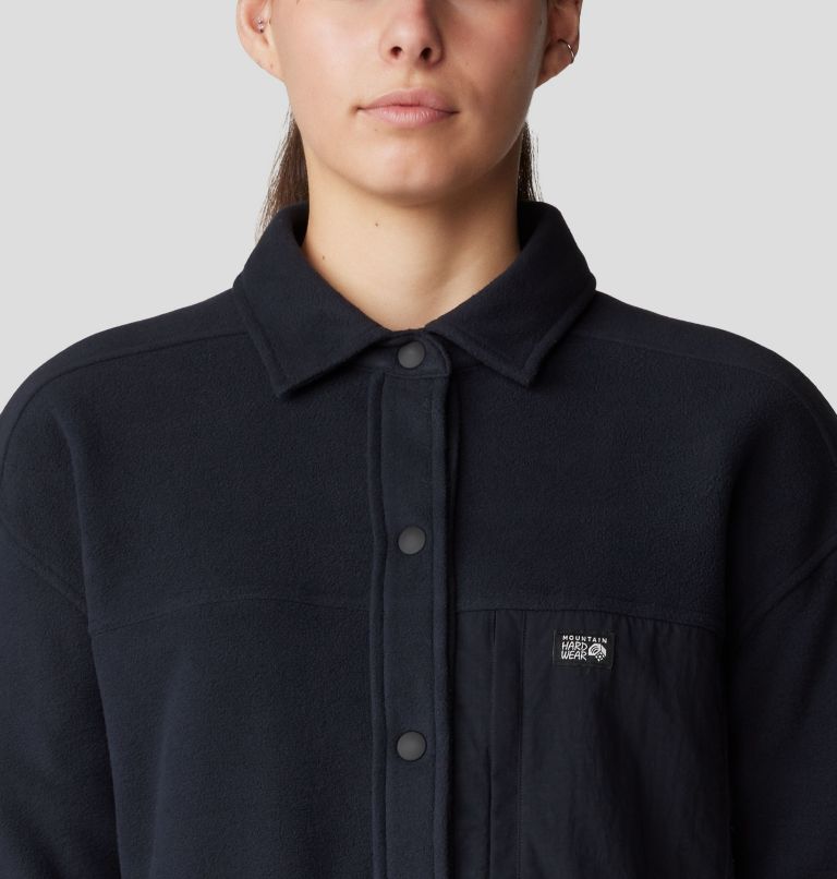 Women's Microchill Shirt, Color: Black, image 4