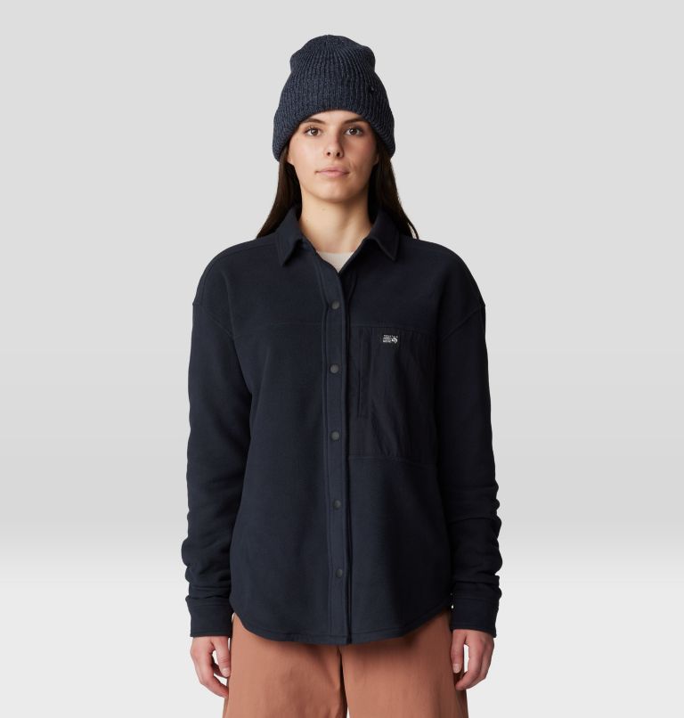 Women's Microchill Shirt, Color: Black, image 6