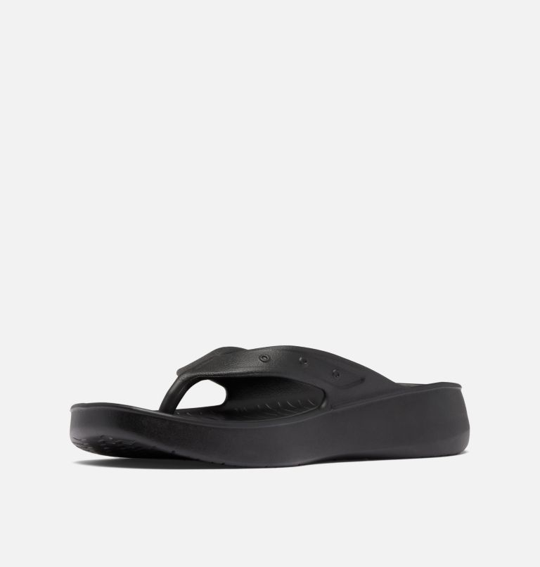 Men's PFG Boatside Flip Flop, Color: Black, Black, image 7