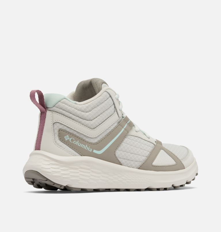 Women's Novo Trail Mid Shoe, Color: Cloud Grey, Cool Green, image 9
