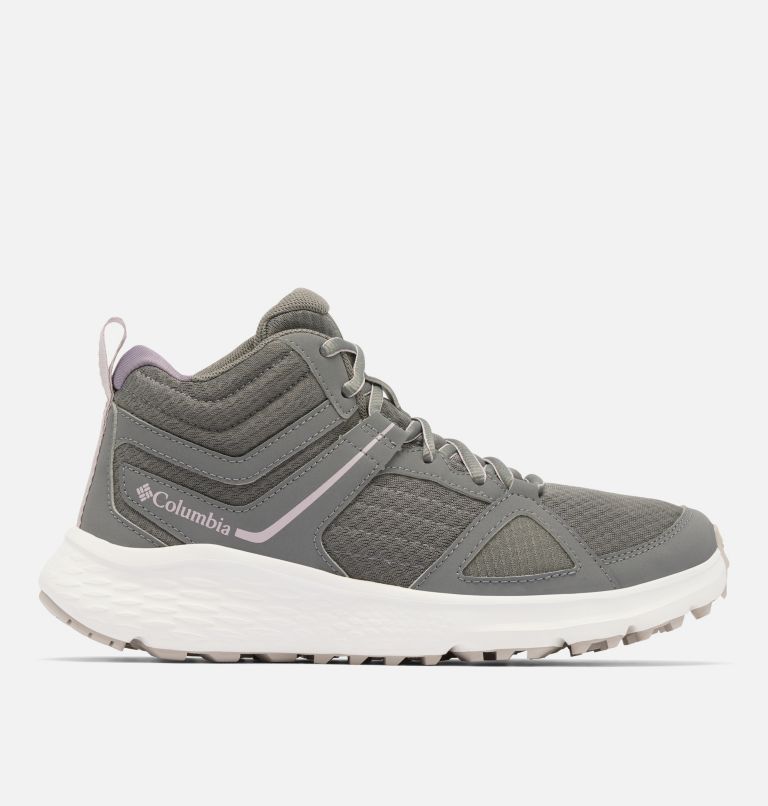 Women's Novo Trail Mid Shoe - Wide, Color: Quarry, Vapor, image 1