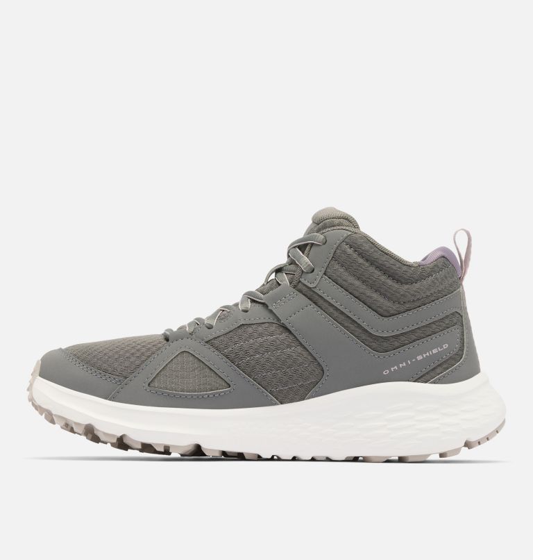 Women's Novo Trail Mid Shoe - Wide, Color: Quarry, Vapor, image 6