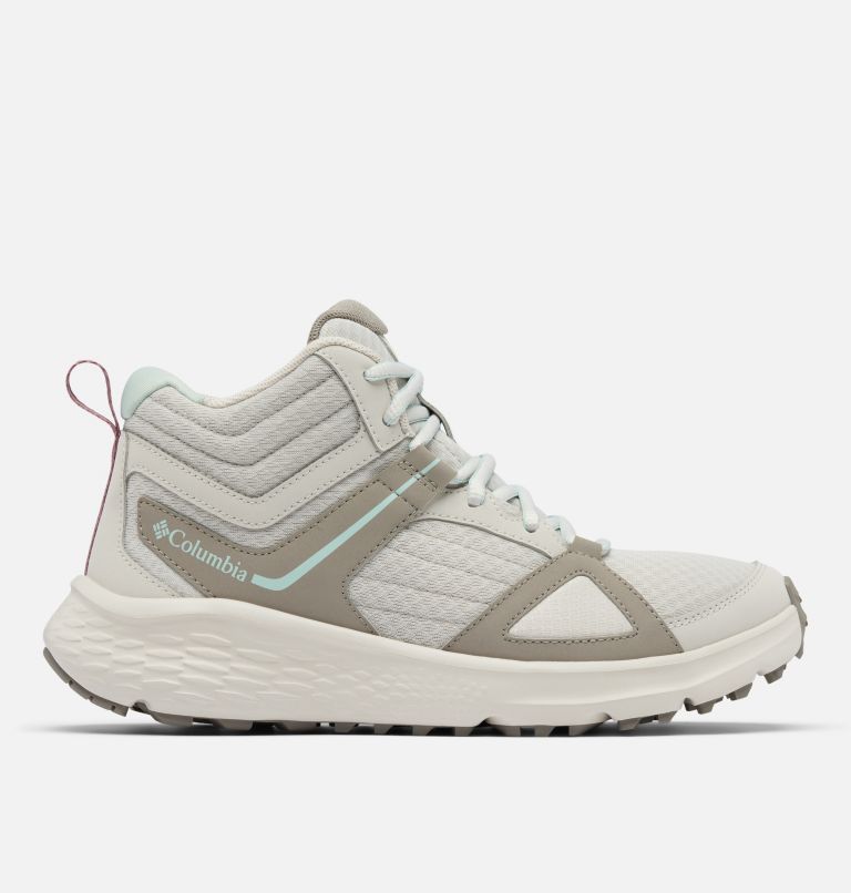 Women's Novo Trail Mid Shoe - Wide, Color: Cloud Grey, Cool Green, image 1
