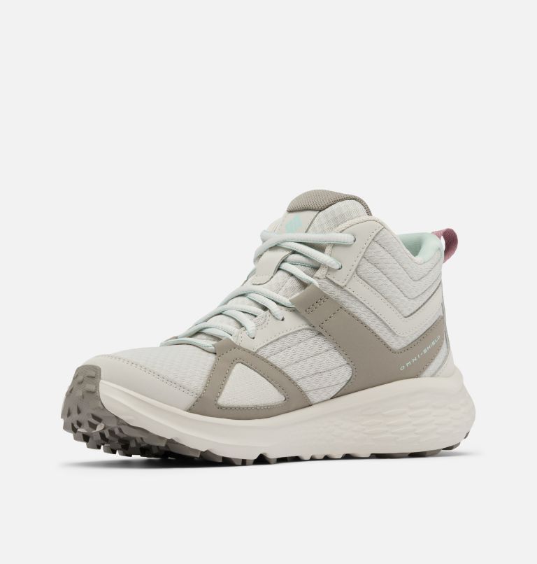 Women's Novo Trail Mid Shoe - Wide, Color: Cloud Grey, Cool Green, image 7