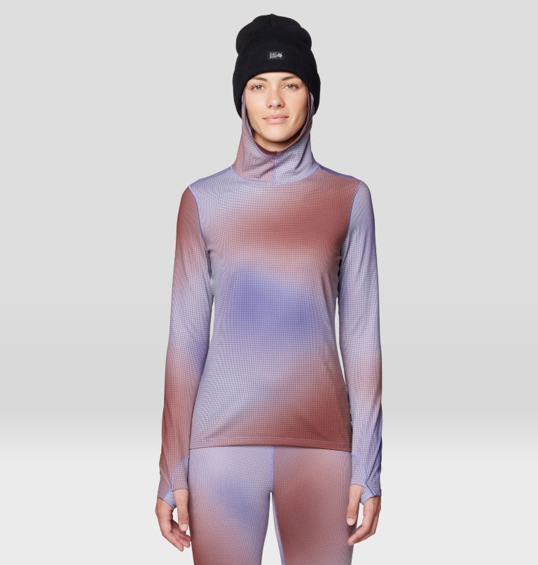 Women's Butter Up Hoody, Color: Avid Multi Ombre Print, image 1