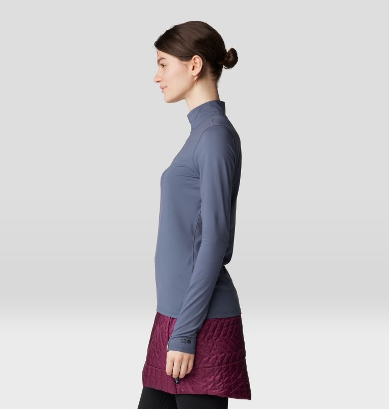 Women's Butter Up Half Zip, Color: Blue Slate, image 3