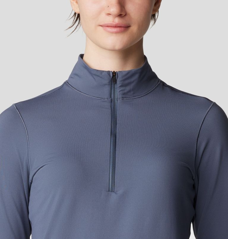 Women's Butter Up Half Zip, Color: Blue Slate, image 4