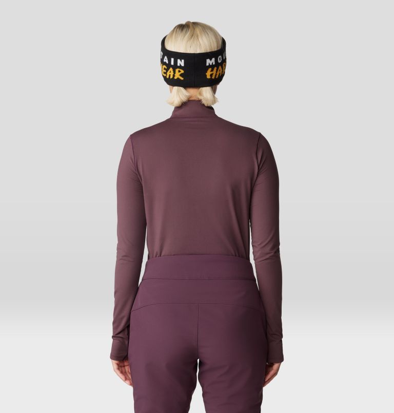 Women's Butter Up Half Zip, Color: Blackberry, image 2