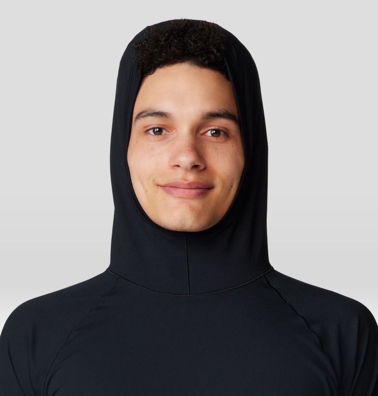 Men's Butter Up Long Sleeve Hoody, Color: Black, image 4
