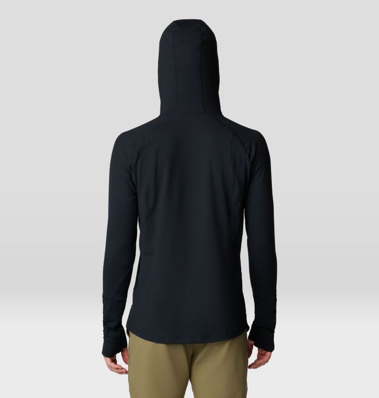 Men's Butter Up Long Sleeve Hoody, Color: Black, image 2