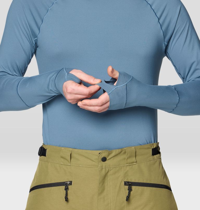 Men's Butter Up Long Sleeve Hoody, Color: Adriatic Blue, image 6