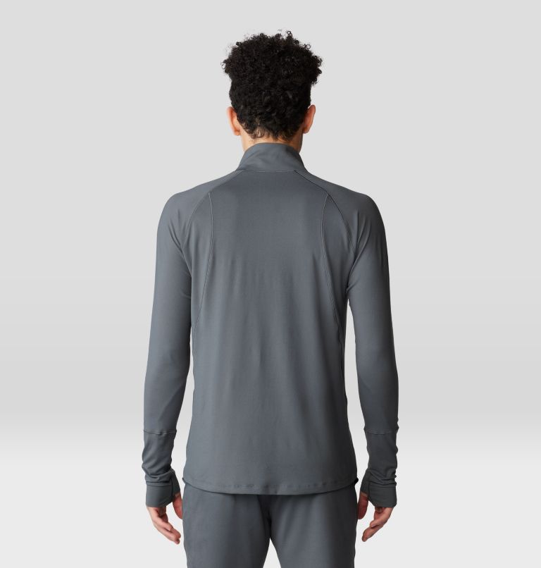Men's Butter Up Long Sleeve Half Zip, Color: Volcanic, image 2