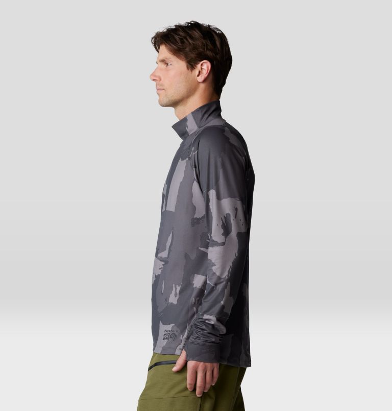 Men's Butter Mockneck, Color: Volcanic Snowdrifts Print, image 3