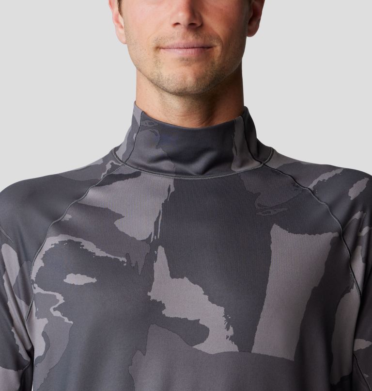 Men's Butter Mockneck, Color: Volcanic Snowdrifts Print, image 4