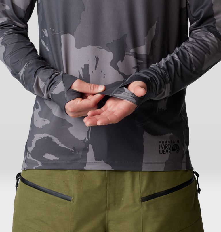 Men's Butter Mockneck, Color: Volcanic Snowdrifts Print, image 5