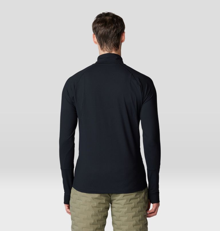 Men's Butter Mockneck, Color: Black, image 2