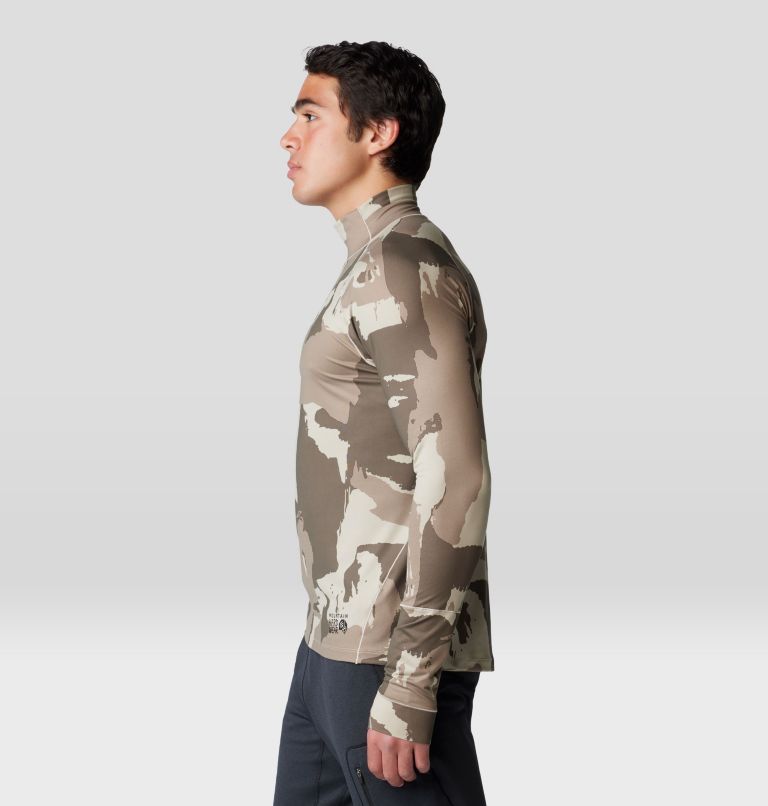 Men's Butter Mockneck, Color: Badlands Snowdrifts Print, image 3