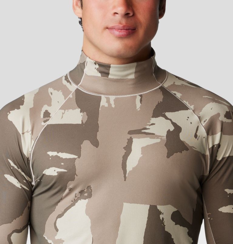 Men's Butter Mockneck, Color: Badlands Snowdrifts Print, image 4