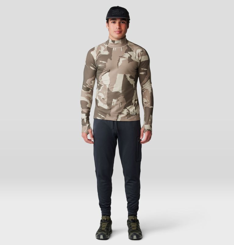 Men's Butter Mockneck, Color: Badlands Snowdrifts Print, image 6