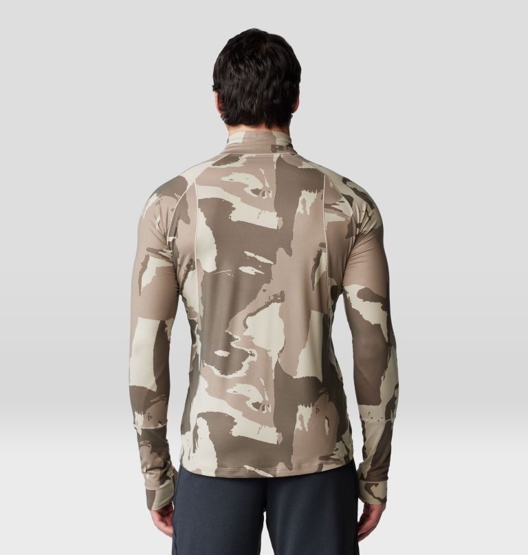 Men's Butter Mockneck, Color: Badlands Snowdrifts Print, image 2