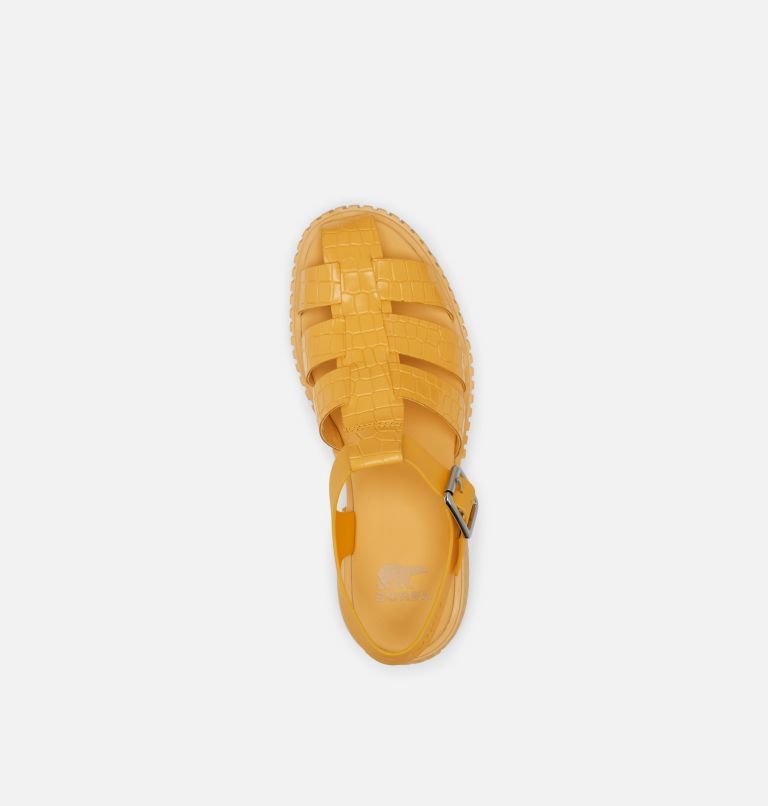 ONA Streetworks Fisherman Mid Women's Sandal, Color: Yellow Ray, Pilsner, image 5