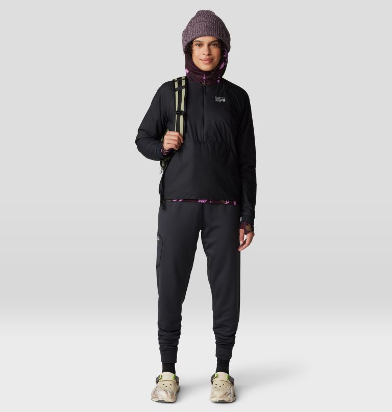 Women's Glacial Trail Jogger, Color: Black, image 8