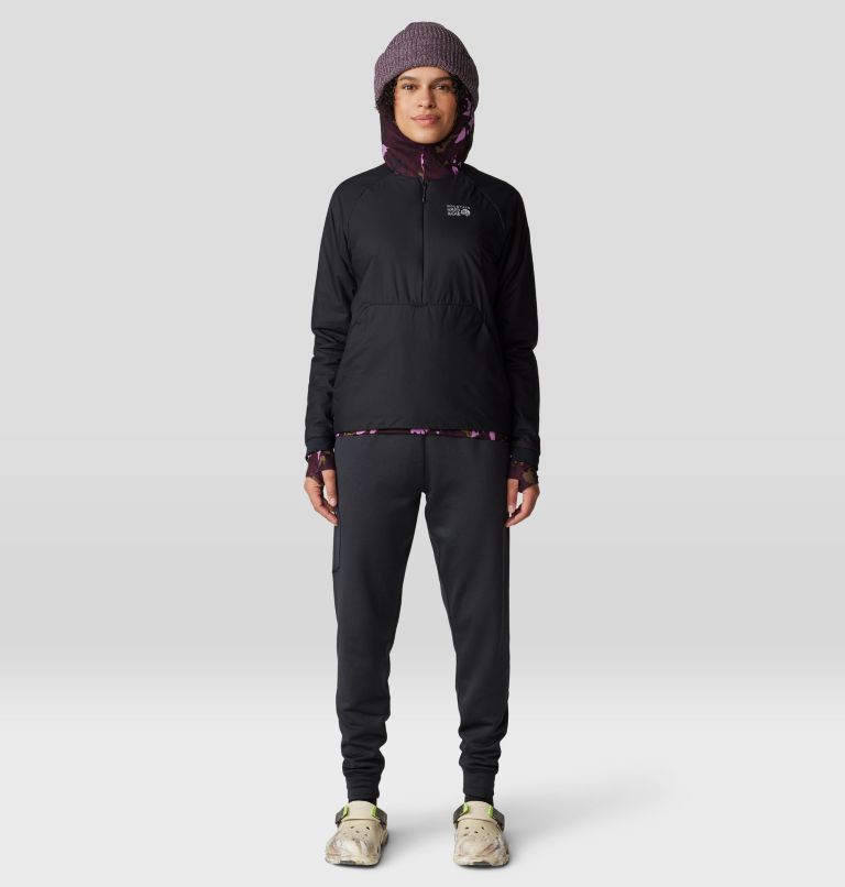 Women's Glacial Trail Jogger, Color: Black, image 9