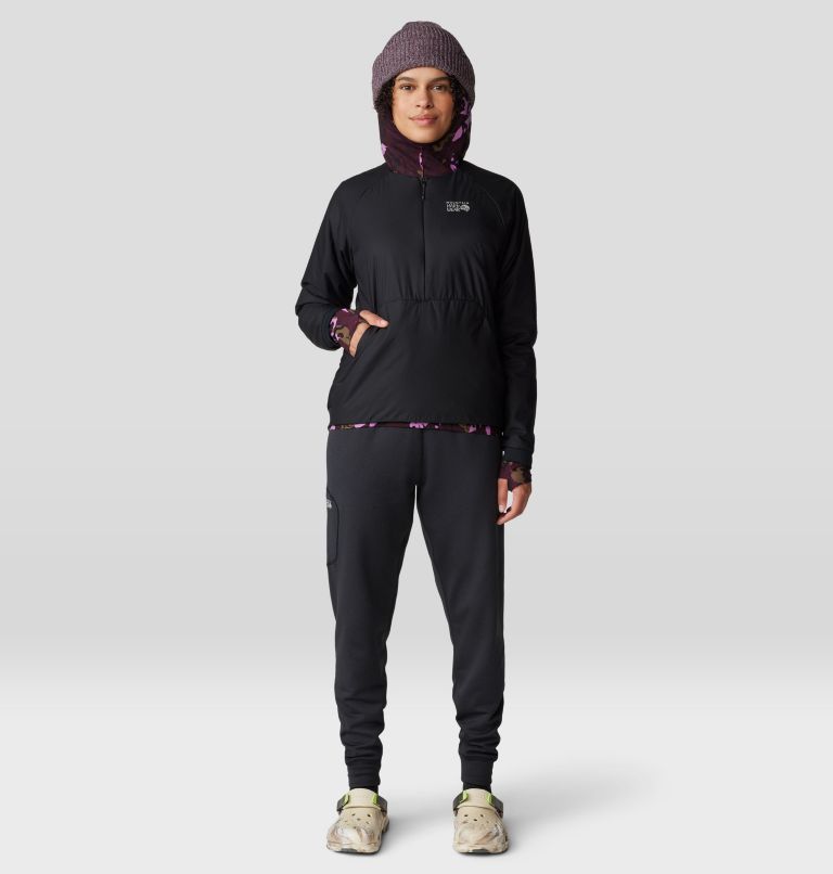 Women's Glacial Trail Jogger, Color: Black, image 10