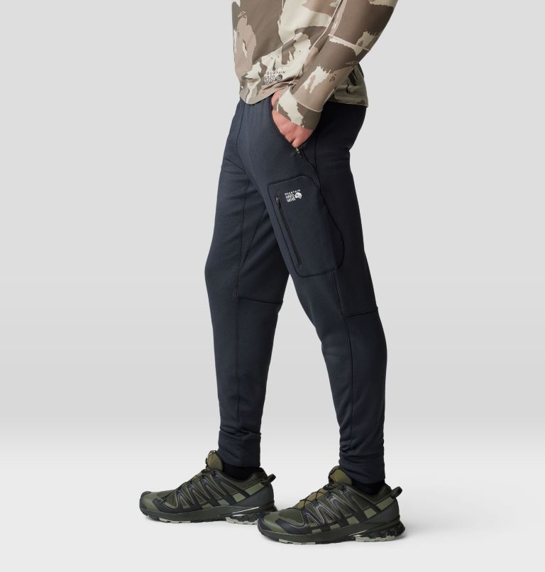 Men's Glacial Trail Jogger, Color: Black, image 4
