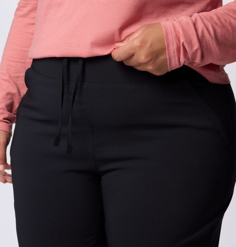 Pantalon ajusté à taille élastique Anytime II pour femmes – Grandes tailles, Color: Black, image 5