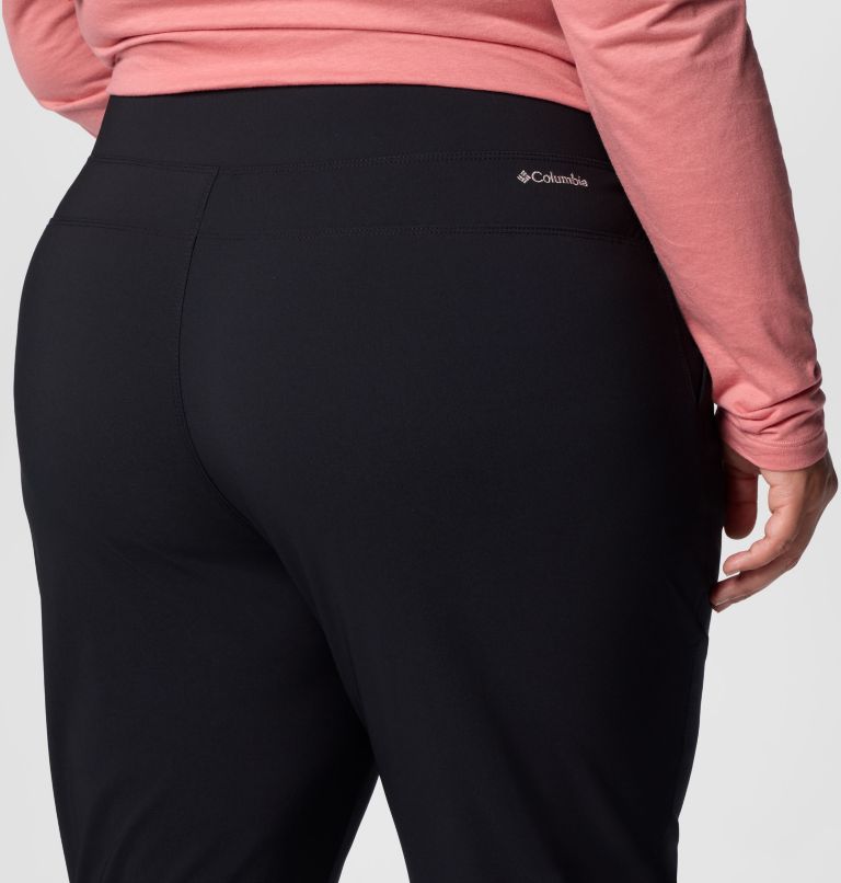Pantalon ajusté à taille élastique Anytime II pour femmes – Grandes tailles, Color: Black, image 6
