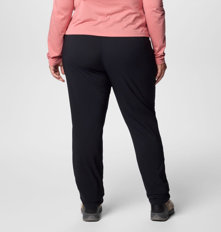 Pantalon ajusté à taille élastique Anytime II pour femmes – Grandes tailles, Color: Black, image 2