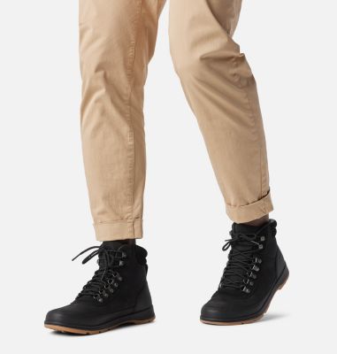 Men's ANKENY II HIKER PLUS Waterproof Hiking Boots, Color: Black, Gum 10, image 4