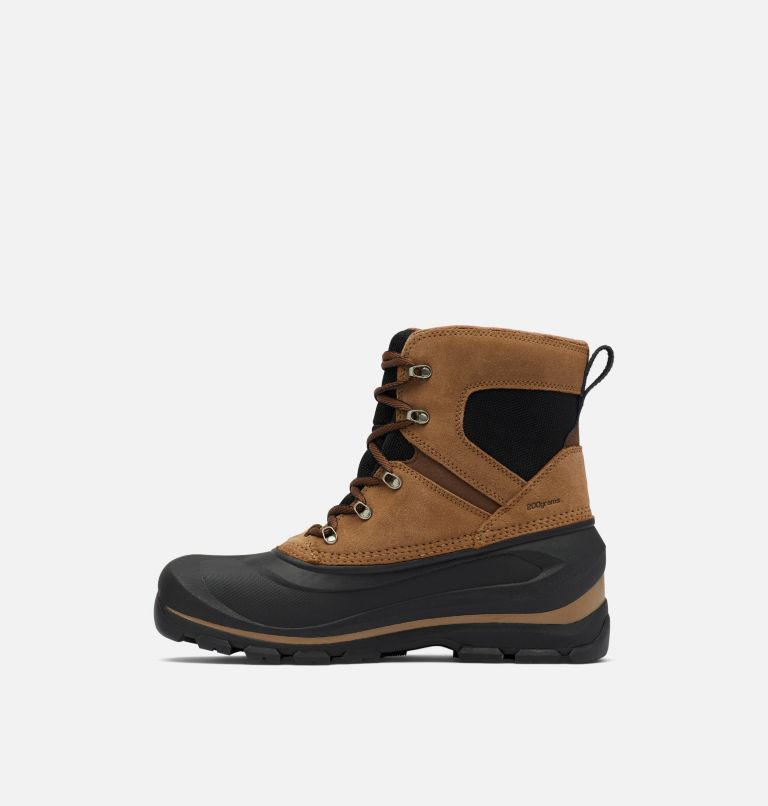 Men's BUXTON LACE Waterproof Winter Boots, Color: Delta, Black, image 4