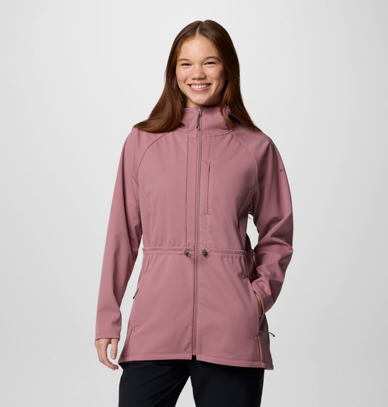Manteau à coquille souple Flora Park II pour femmes, Color: Fig, image 1