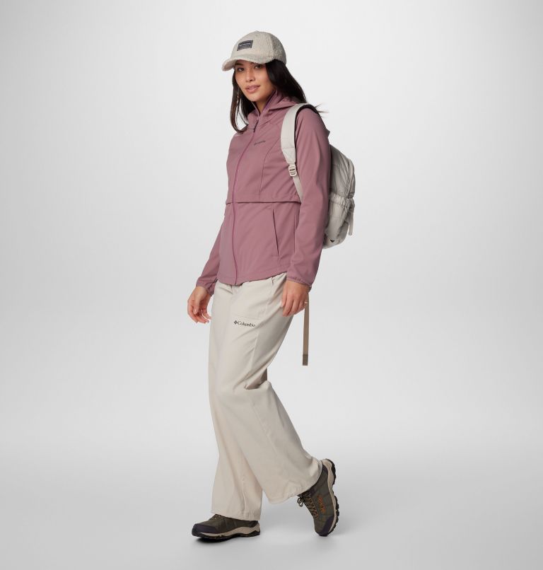 Women's Canyon Meadows II Softshell Jacket, Color: Fig, image 3