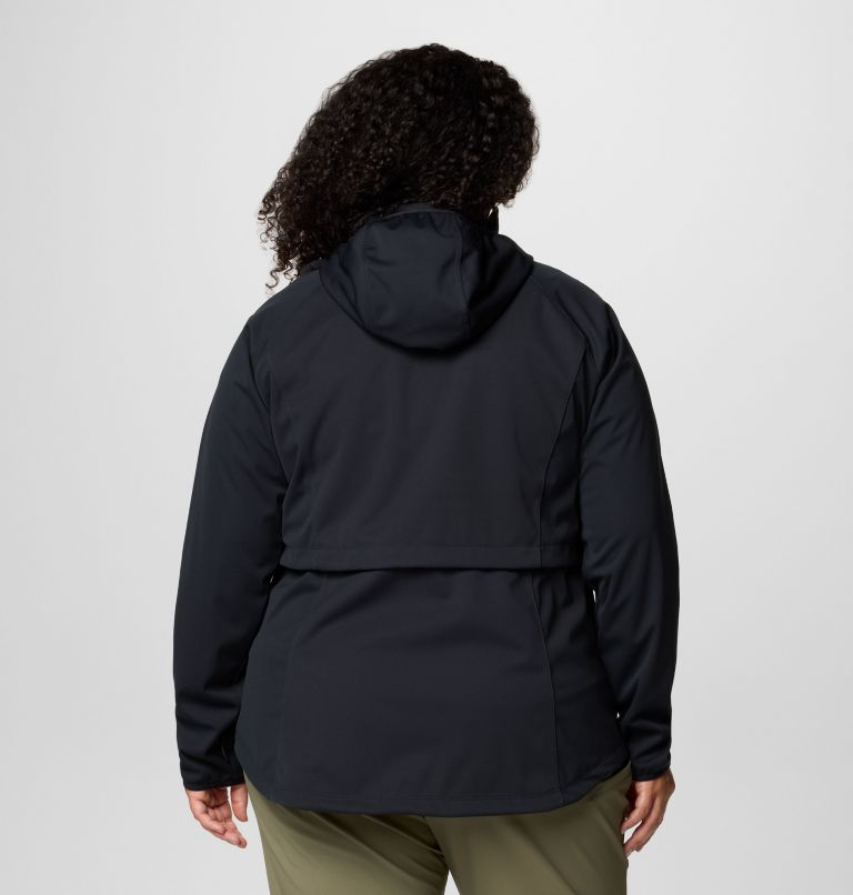 Women's Canyon Meadows II Softshell Jacket - Plus Size, Color: Black, image 2