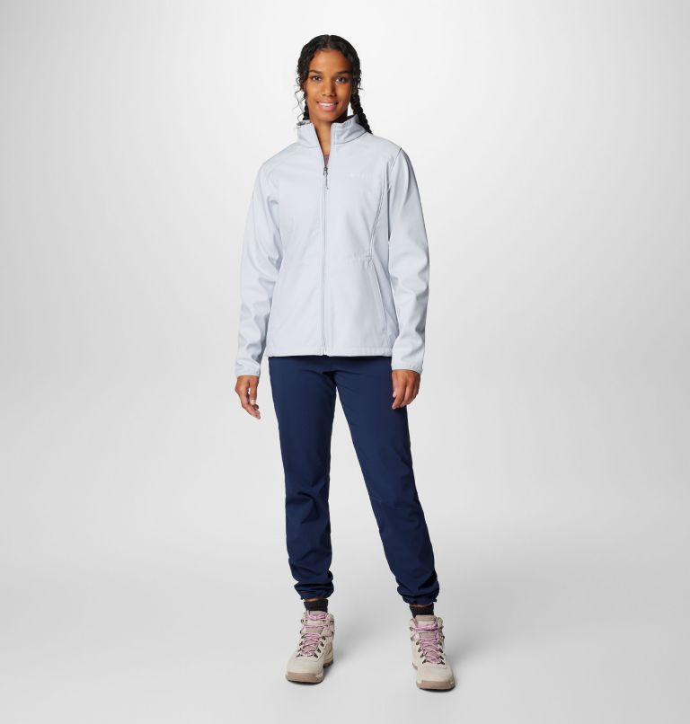 Women's Kruser Ridge III Softshell Jacket, Color: Cirrus Grey, image 3