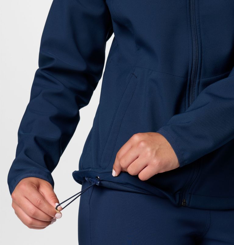 Women's Kruser Ridge III Softshell Jacket, Color: Collegiate Navy, image 6