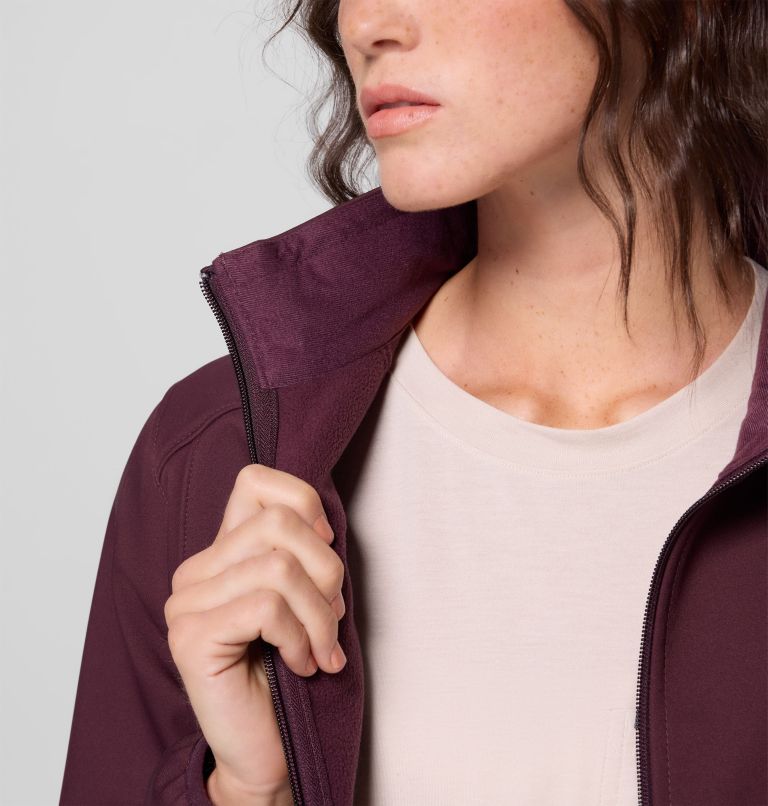 Women's Kruser Ridge III Softshell Jacket, Color: Moonvista, image 6