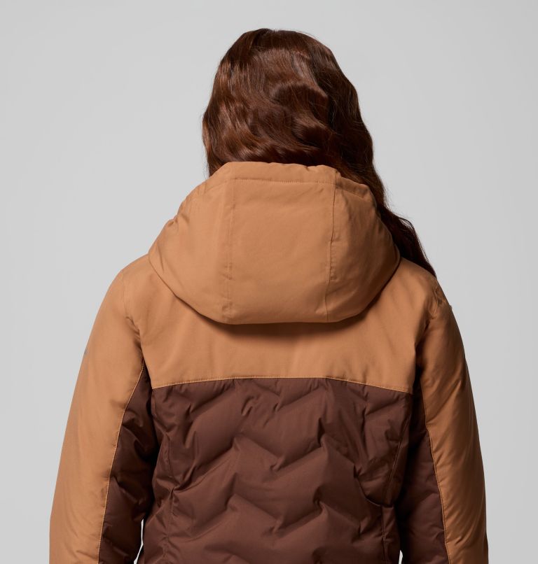 Women's Mountain Croo III Mid Down Jacket, Color: Tobacco, Camel Brown, image 10