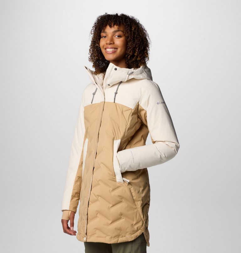 Piumino impermeabile di media lunghezza con cappuccio Mountain Croo III da donna Columbia Sportswear