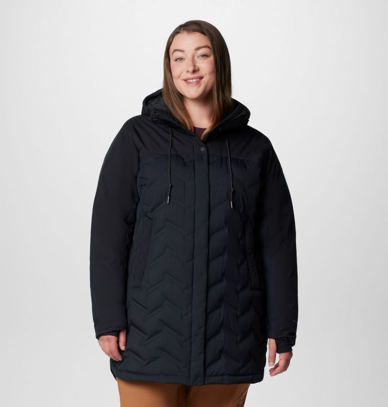 Women's Mountain Croo III Mid Down Jacket - Plus Size, Color: Black, image 1