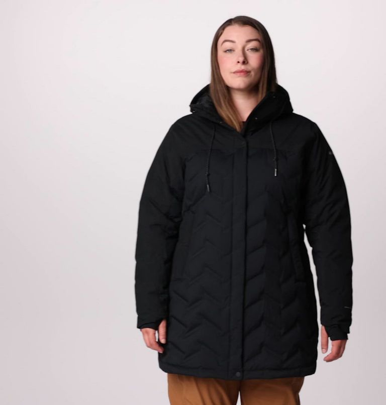 Women's Mountain Croo III Mid Down Jacket - Plus Size, Color: Black